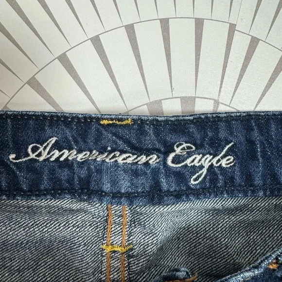 American Eagle Women’s‎ Cut Off Jean shorts Size 8 - Picture 4 of 7